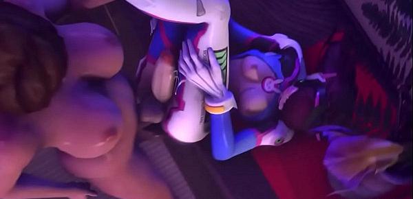  Mei and Widowmaker futanari porn compilation